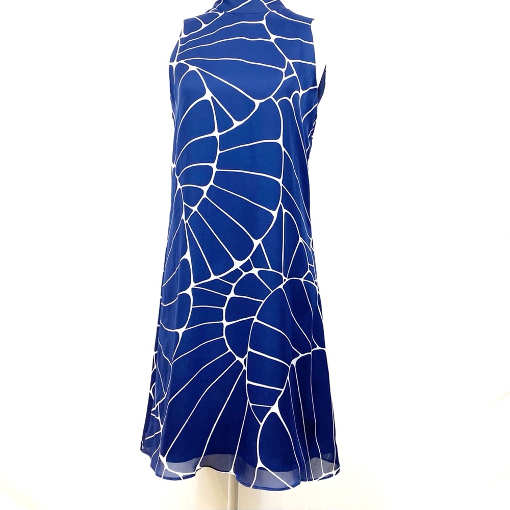 Jessica Simpson, Blue & White Pattern Dress, XS